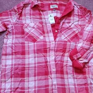 Express boyfriend button up